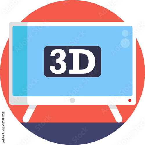 Capture the essence of entertainment with the TV Screen icon, representing the gateway to captivating stories, visuals, and sound.