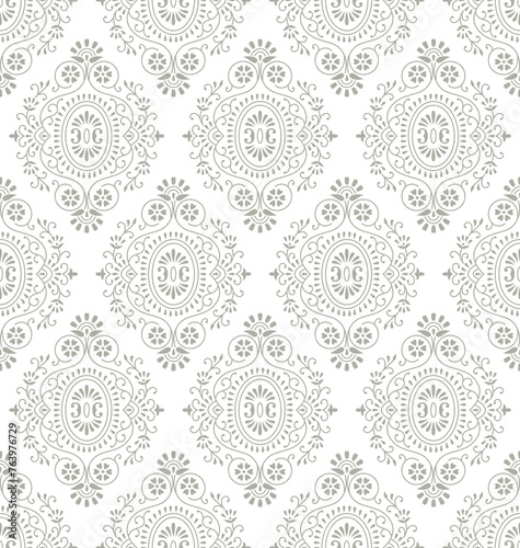 Seamless vintage wallpaper pattern design