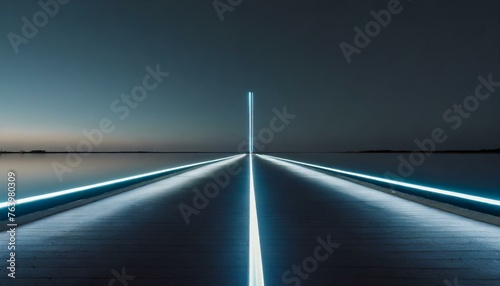 traffic on the highway, wallpaper Winding road at night, reflective pavement markings, pylons, tail lights, minimalism