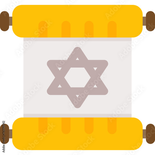 Scroll torah icon