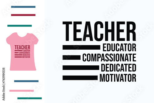 happy teachers day t shirt design