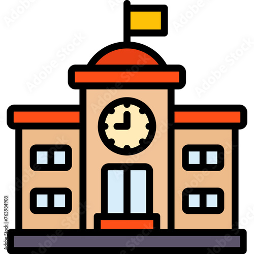 School Building Icon