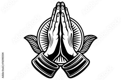close-up-of-a-namaste--only-hands--logo-type