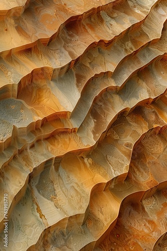 The image is a close up of a rocky surface with a lot of texture