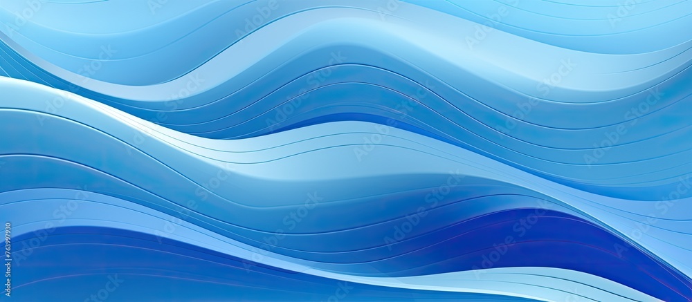 An artistic backdrop in shades of blue and white with flowing wavy patterns An artistic backdrop in shades of blue and white with flowing wavy patterns