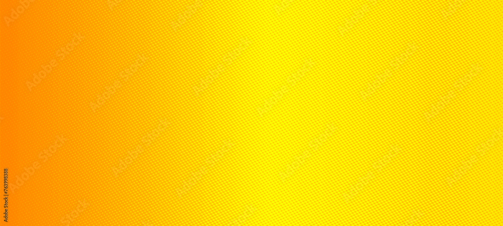 Yellow widescreen background for ad, posters, banners, social media, events, and various design works
