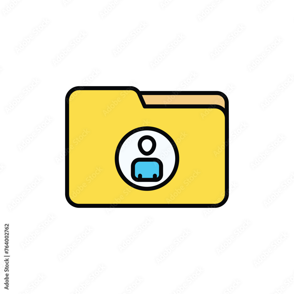 Folder icon design with white background stock illustration Folder icon design with white background stock illustration