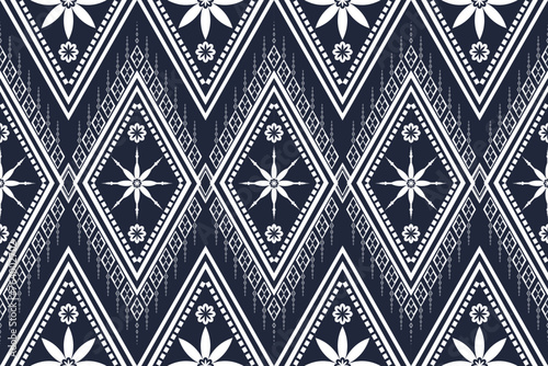Ethnic pattern.beautiful pattern. folk embroidery,bohemian style,aztec geometric art ornament print.ethnic abstract Inkatha art.Seamless fabric.design for fabric, carpet, wallpaper, clothing	