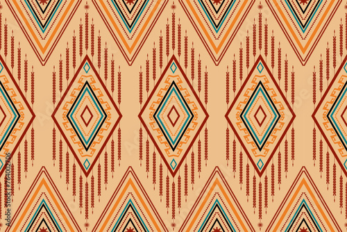Ethnic pattern.beautiful pattern. folk embroidery,bohemian style,aztec geometric art ornament print.ethnic abstract Inkatha art.Seamless fabric.design for fabric, carpet, wallpaper, clothing	