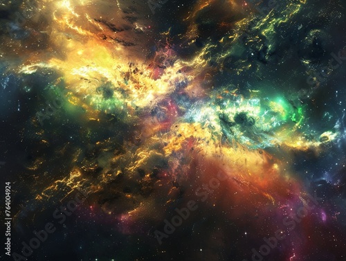 Aerospace exploration of a fantastical nebula