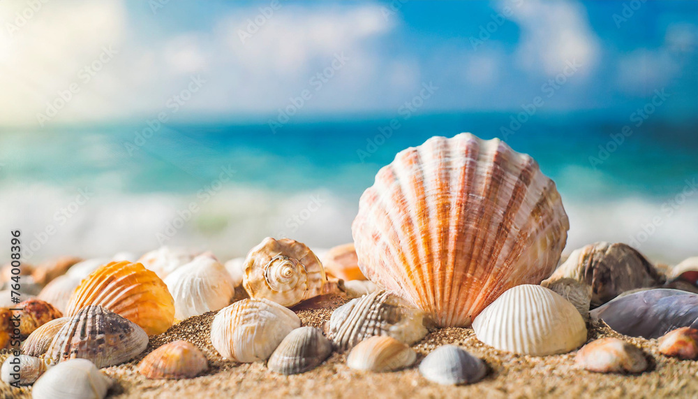 Close-up of tropical ocean panorama, perfect for vacation and travel themes Close-up of tropical ocean panorama, perfect for vacation and travel themes