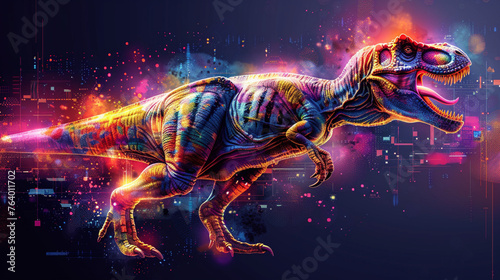 Vibrant Rex  Abstract Background with Vibrant Colors