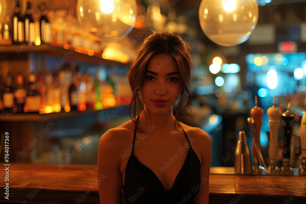 Chic Manhattan Bar: Evening Aura Chic Manhattan Bar: Evening Aura