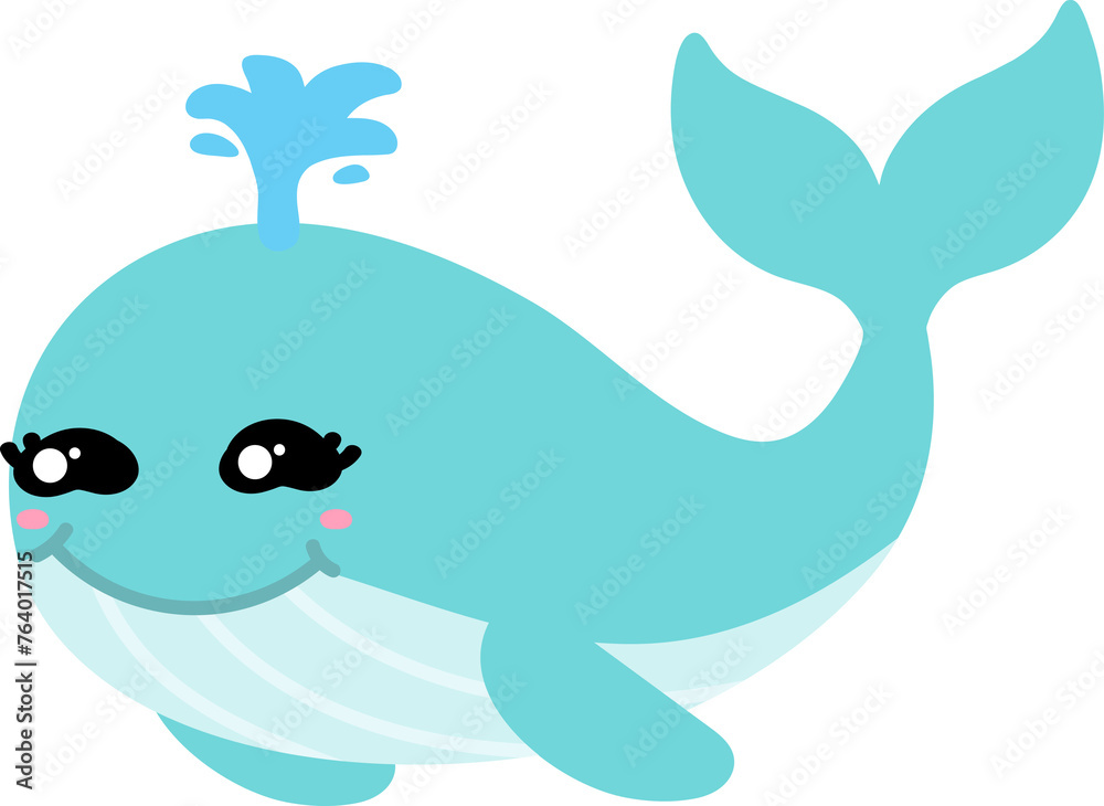 cute whale cartoon, sea animal cute whale cartoon, sea animal
