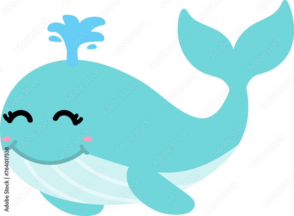 cute whale cartoon, sea animal cute whale cartoon, sea animal