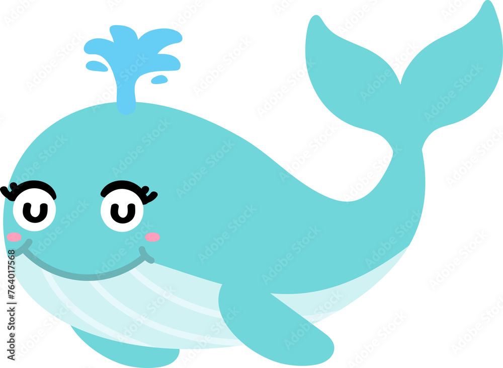 cute whale cartoon, sea animal cute whale cartoon, sea animal