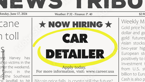 Car detailer career