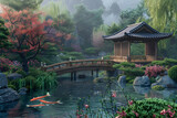 Zen Paradise: A Tranquil Journey Through a Traditional Japanese Garden