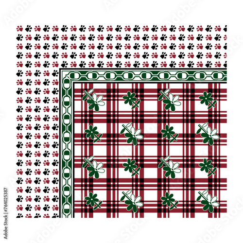 bedsheet design digital art use hand work and digital printing