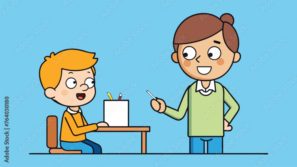 teacher talking with student vector 12.eps teacher talking with student vector 12.eps