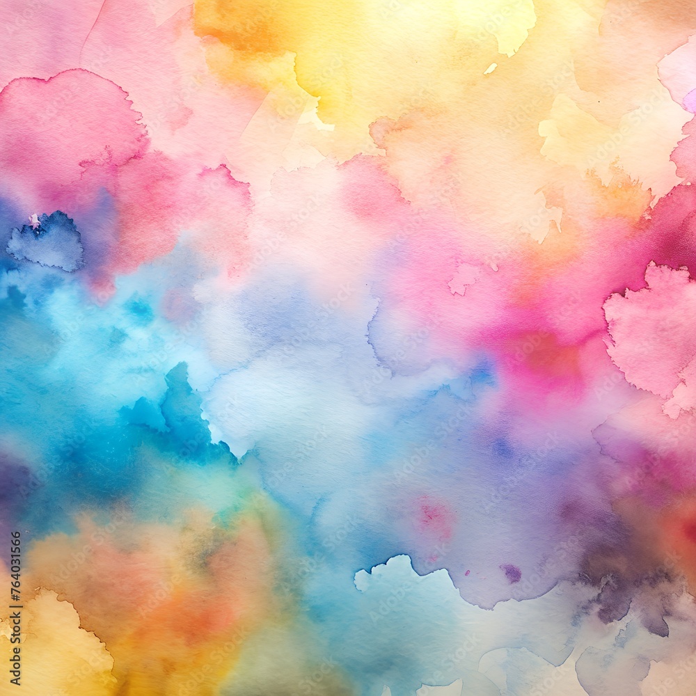 Splashes of Serenity: Abstract Watercolor Background