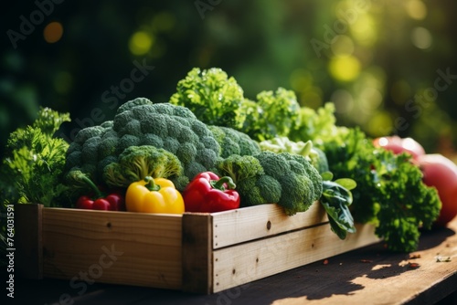 Regional organic farmers market - fresh vegetables, vegetarian and vegan food background