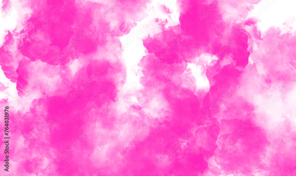 Pink smoke texture on white background Pink smoke texture on white background