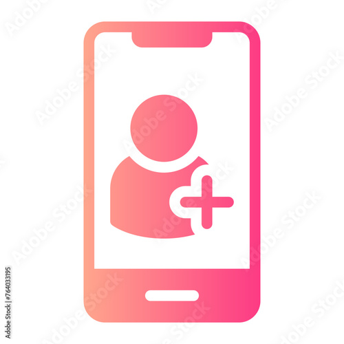 follower gradient icon