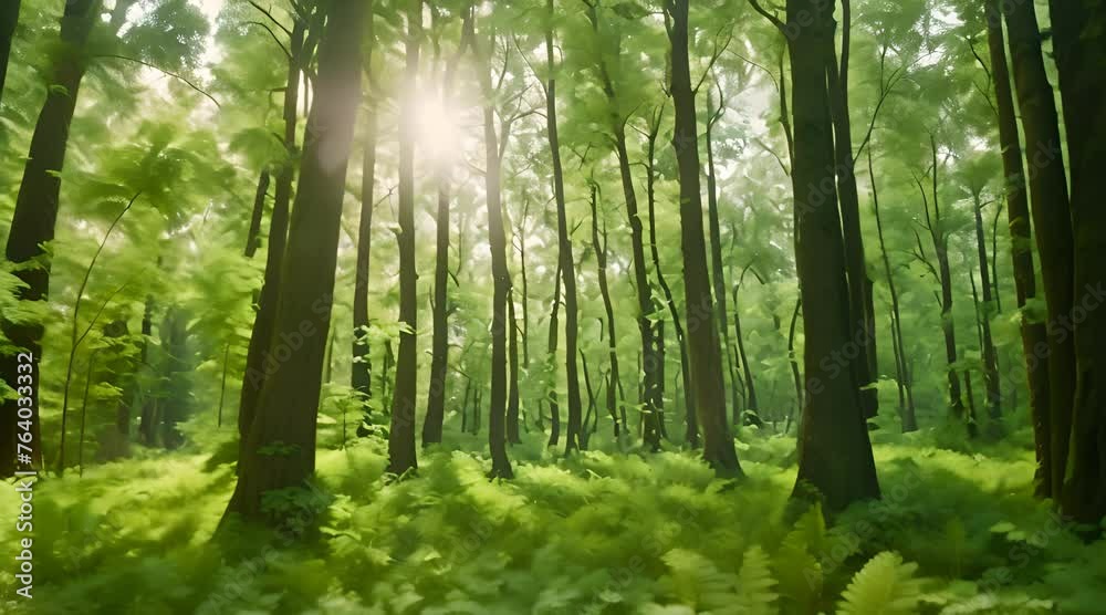 A Forest of Tall Trees with a Dense Understory A Forest of Tall Trees with a Dense Understory