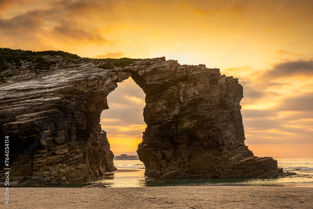 Beach of the Cathedrals, Ribadeo Galicia, Lugo, Spain