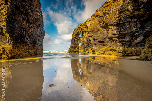Beach of the Cathedrals, Ribadeo Galicia, Lugo, Spain