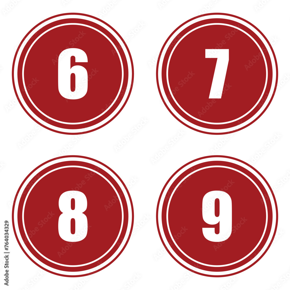Numbers icon set on white background. Template illustration vector elements for web design or study posters. EPS 10
Numbers icon set on white background. Template illustration vector elements for web design or study posters. EPS 10