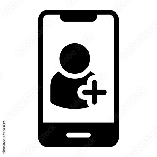 follower glyph icon