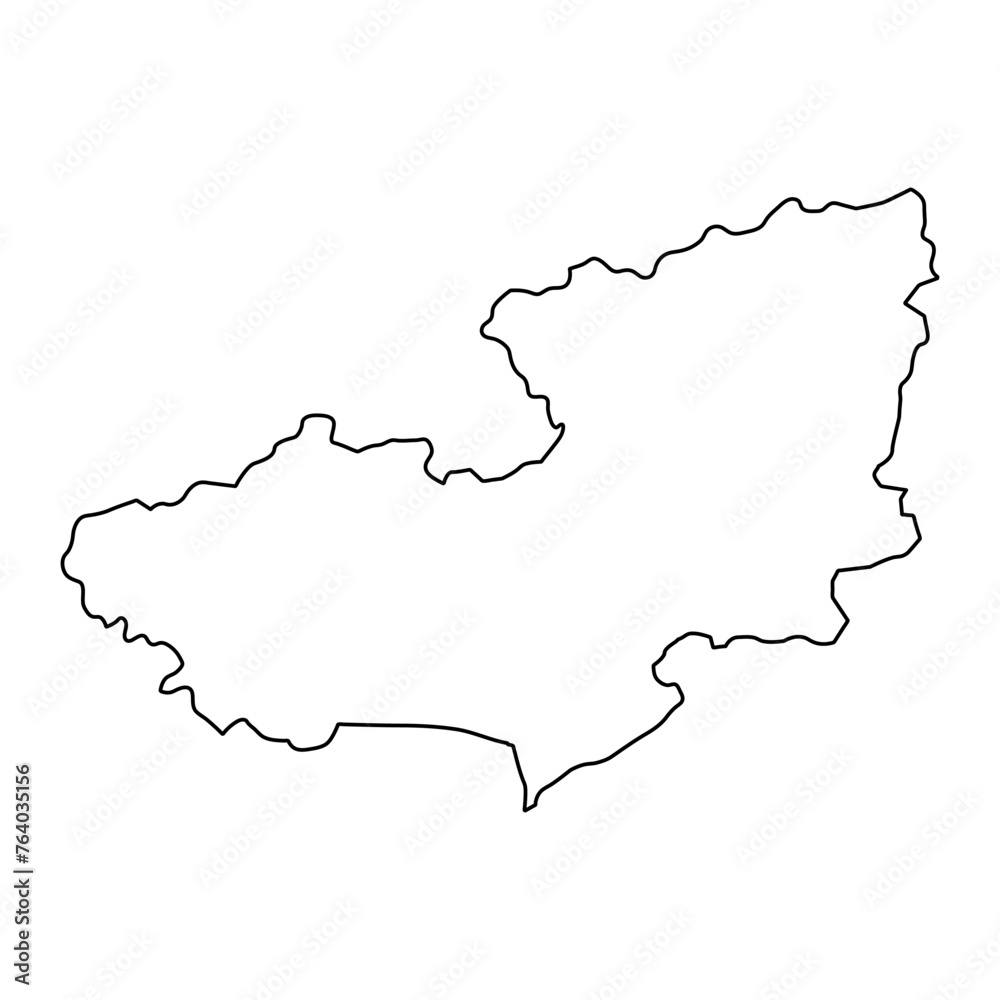 Lam Dong province map, administrative division of Vietnam. Vector illustration. Lam Dong province map, administrative division of Vietnam. Vector illustration.