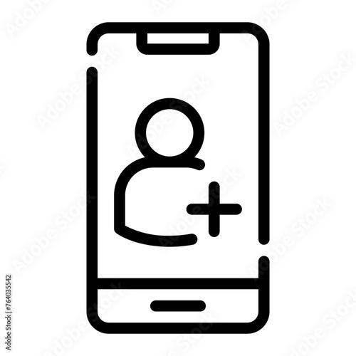 follower line icon