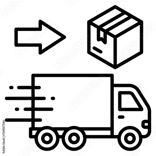 Delivery Icon Element For Design