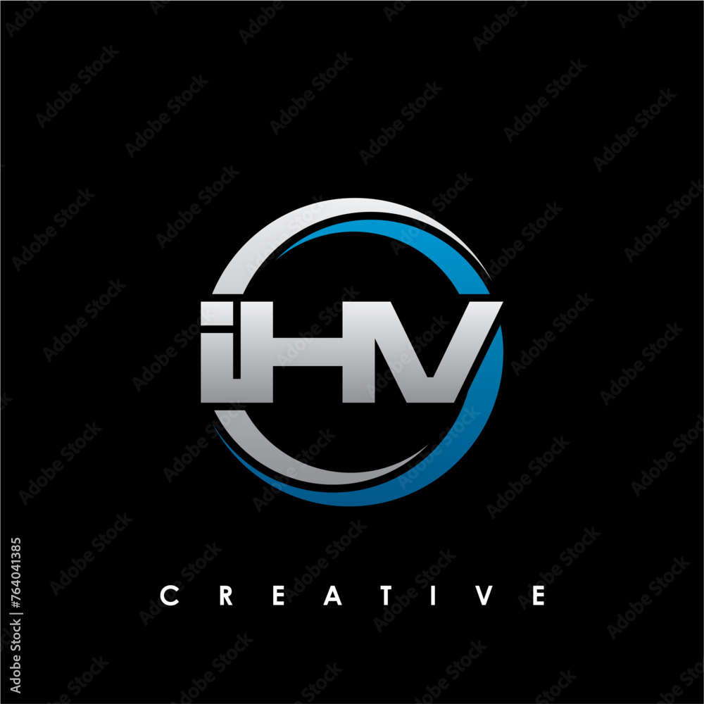 IHV Letter Initial Logo Design Template Vector Illustration IHV Letter Initial Logo Design Template Vector Illustration