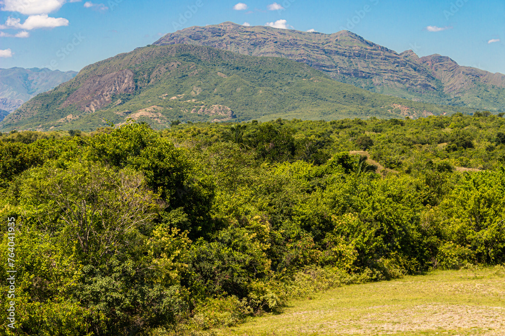 Fototapeta premium Beautiful mountain in rural area of Huila – Colombia