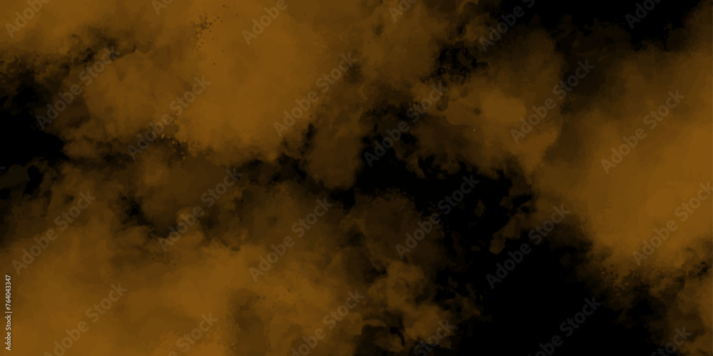 Dark brown background with clouds, dark brown grunge texture with grainy, Light canvas for modern creative grunge design. Watercolor on deep dark paper background. Vivid textured aquarelle painted