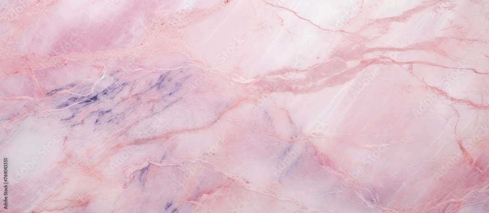 A textured surface featuring a blend of pink and white shades resembling marble, creating a soft and elegant appearance
