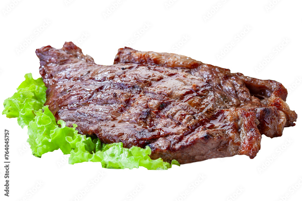 Fresh grilled meat. Grilled beef steak Fresh grilled meat. Grilled beef steak
