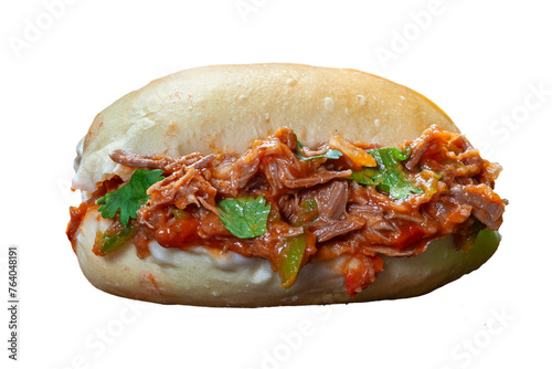 Meat sandwich with French bread