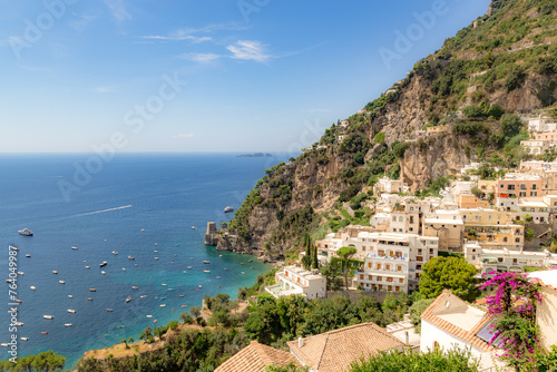 Positano in Amalfi Coast, Campania Sorrento, Italy.