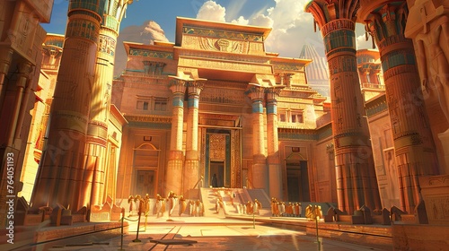 Joseph interpreting Pharaoh Dreams in Egypt