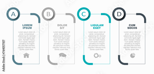 Infographic design template with place for your data. Vector illustration.