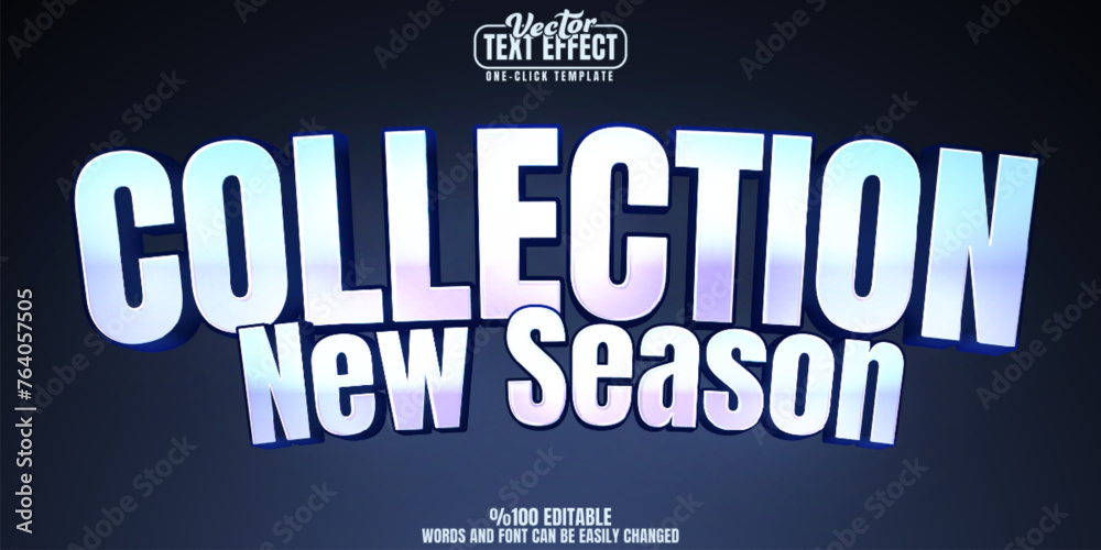 New season sale editable text effect, customizable poster and creative 3D font style New season sale editable text effect, customizable poster and creative 3D font style