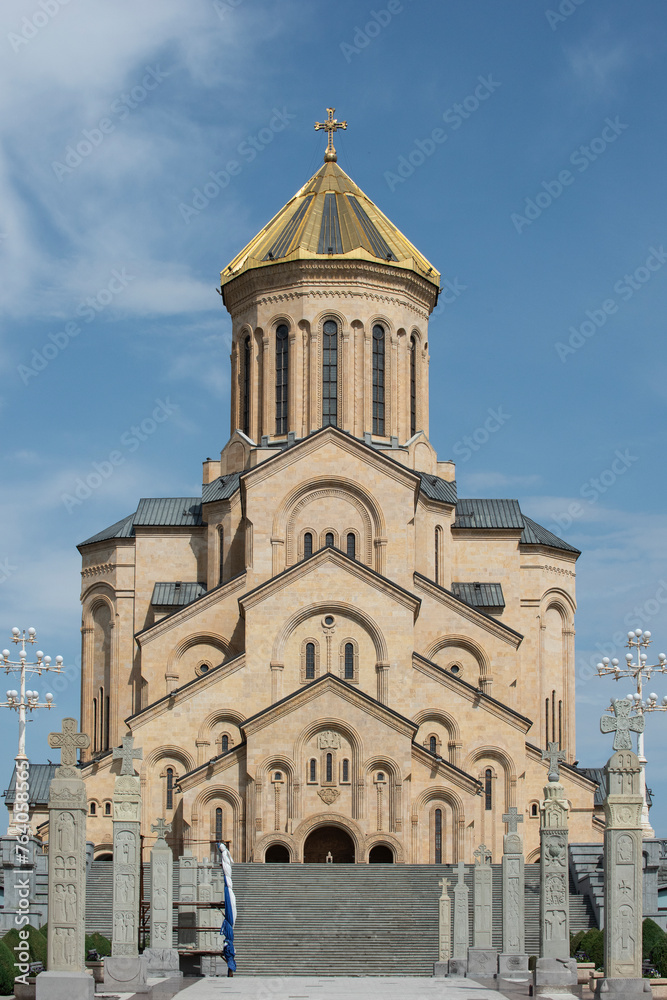 The Holy Trinity Cathedral of Tbilisi, Republic of Georgia.