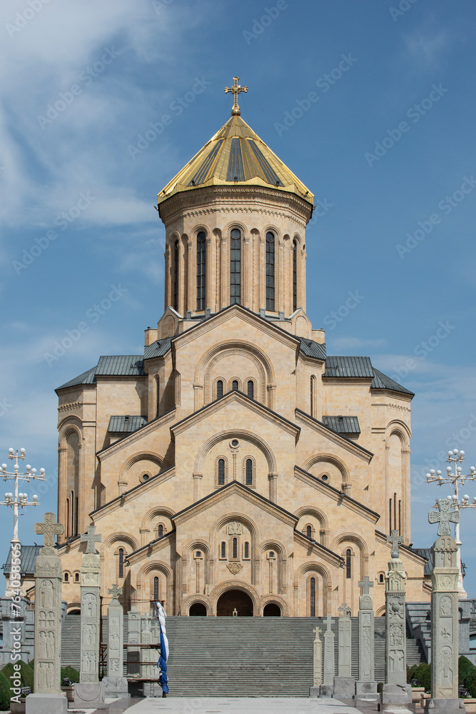Fototapeta premium The Holy Trinity Cathedral of Tbilisi, Republic of Georgia.