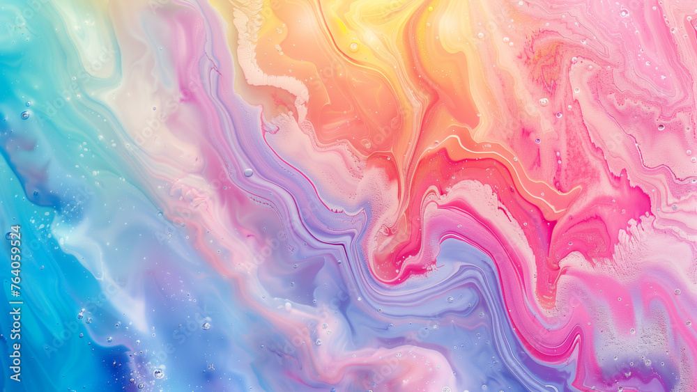 Spectrum Swirl: A Rainbow-Colored Marble Texture Spectrum Swirl: A Rainbow-Colored Marble Texture