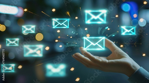 Email symbolizing communication in the digital age, with an inbox and envelope icon


